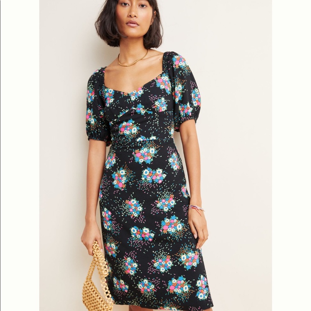 ✨ Anthropologie Scarletta Sweetheart Mini Dress Sz 4